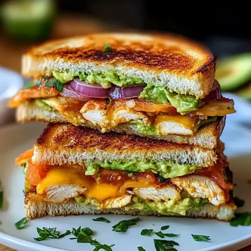 Chicken Avocado Melt Sandwich