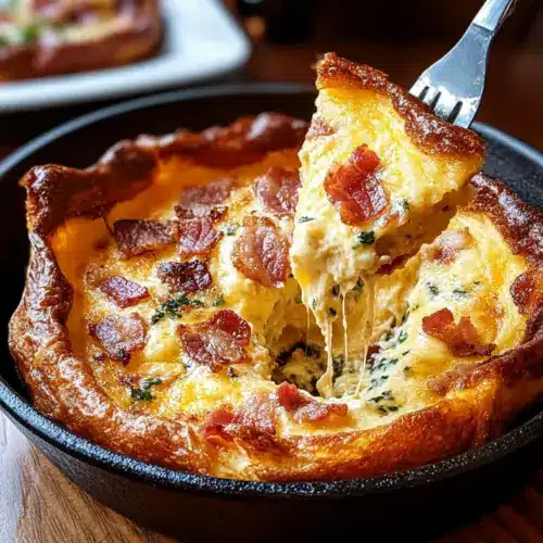 Savory Cheddar & Bacon Dutch Baby