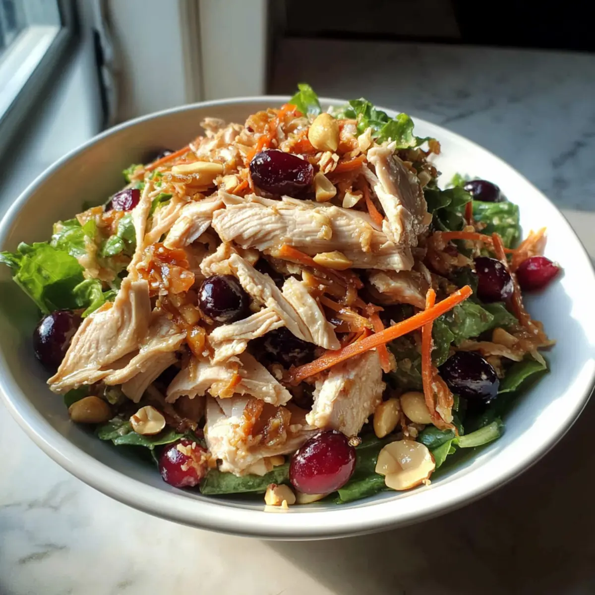 Asian Chicken Cranberry Salad