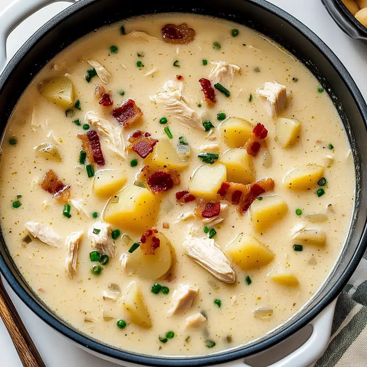 Chicken Bacon Potato Soup