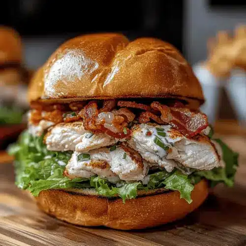 Chopped Chicken Bacon Ranch Sandwich Recipe