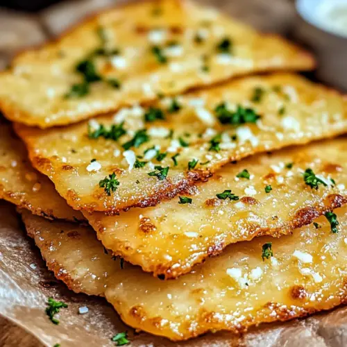 Garlic Keto Flatbread