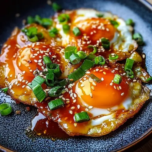 Spicy Sweet and Sour Fried Eggs