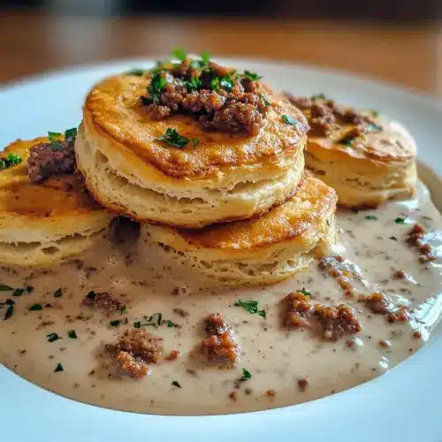 Savory Chorizo-Infused Biscuits & Gravy