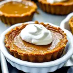 mini Keto Crustless Pumpkin Pie