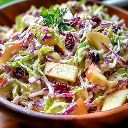 CRANBERRY APPLE COLESLAW