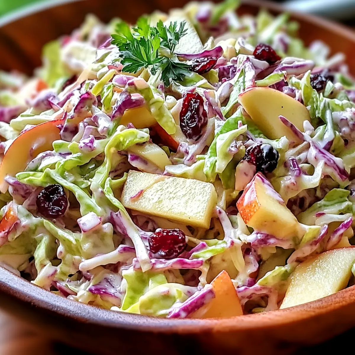CRANBERRY APPLE COLESLAW