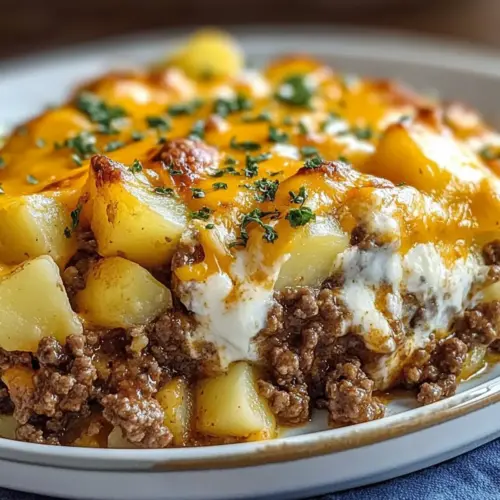 Ground Beef and Potatoes Casserole