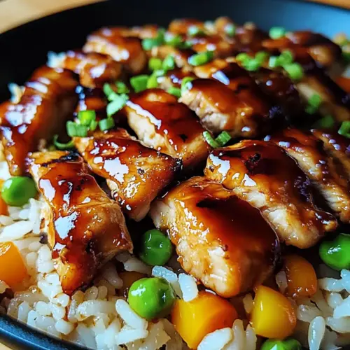 Honey BBQ Chicken Rice