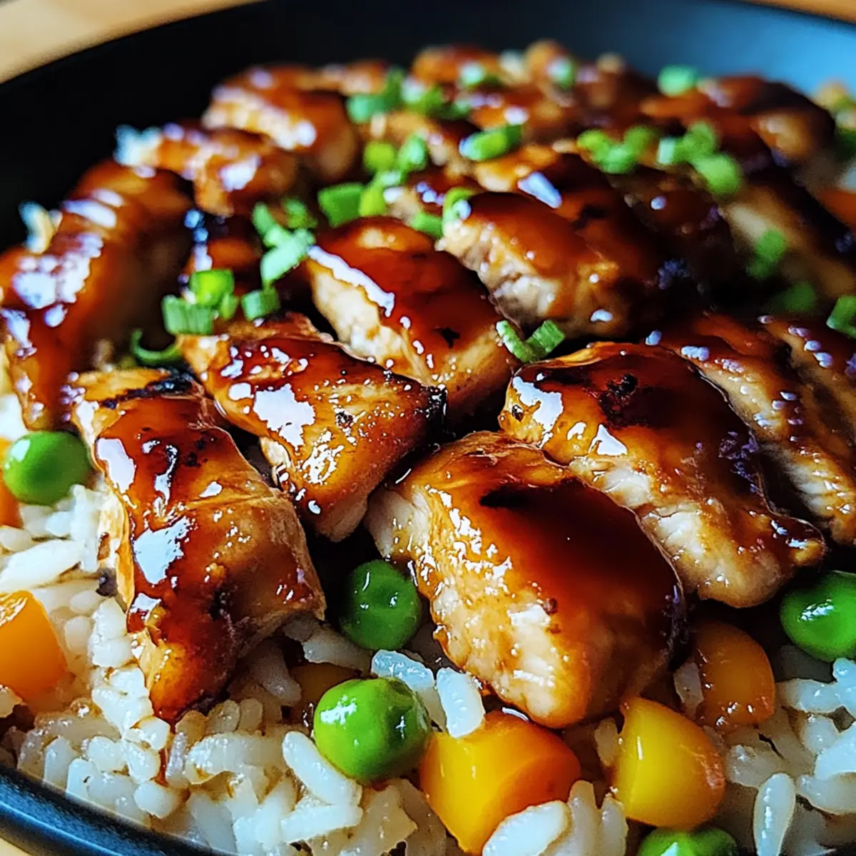 Honey BBQ Chicken Rice