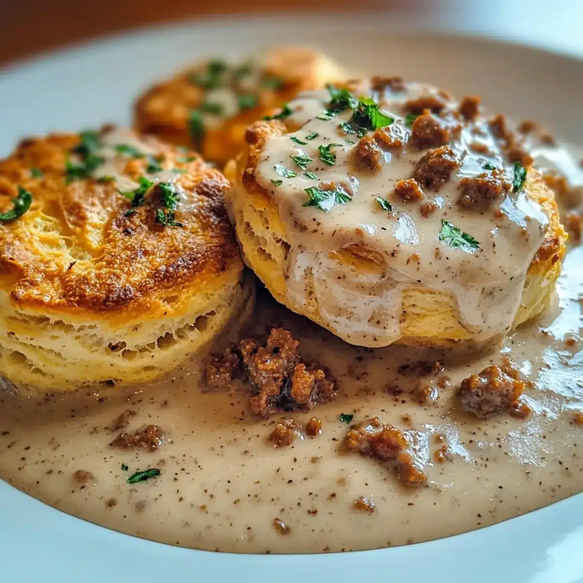 Savory Chorizo-Infused Biscuits & Gravy
