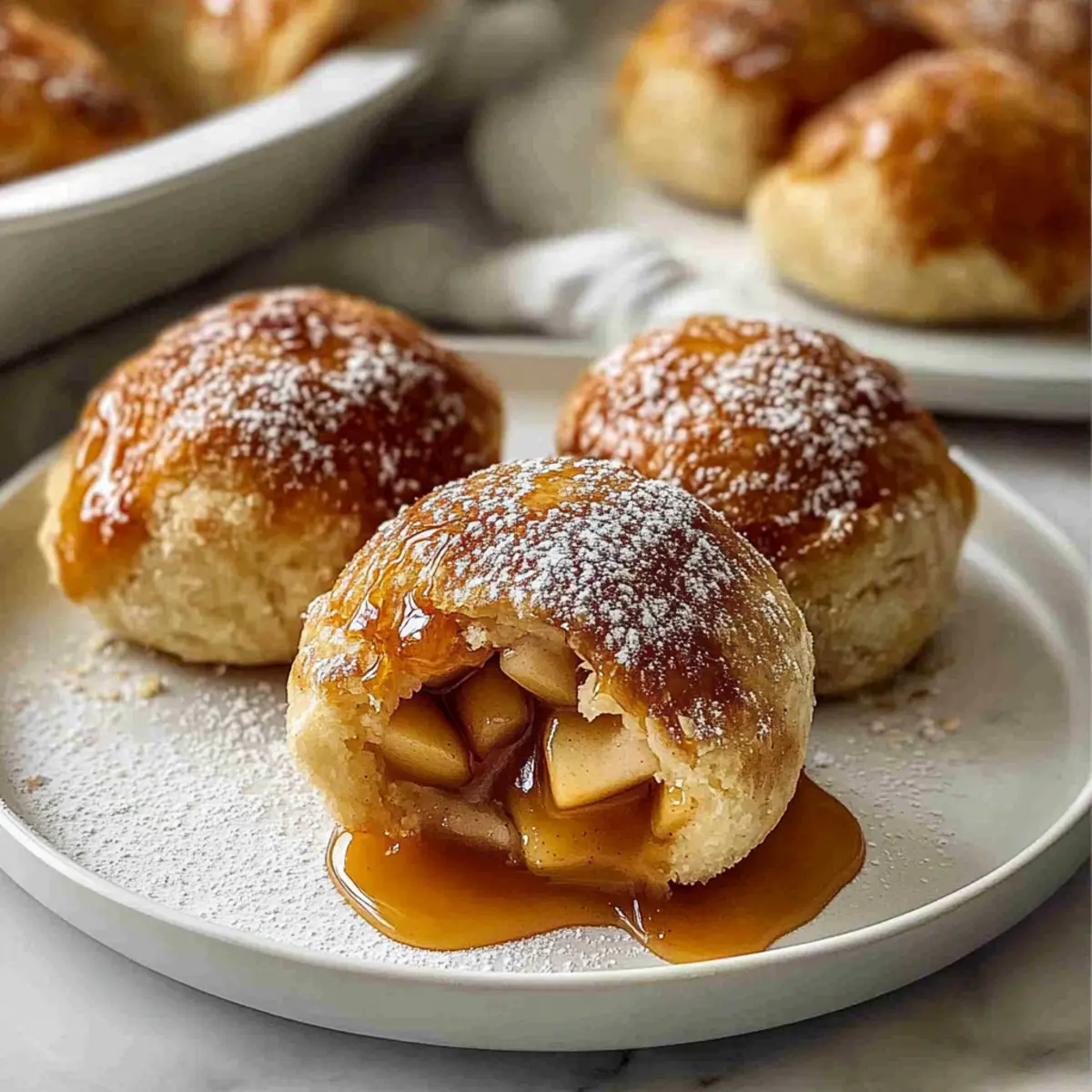 Mouthwatering Caramel Apple Pie Bombs