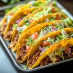 Oven-Baked Cheesy Tacos