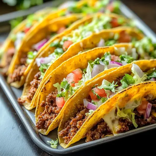 Oven-Baked Cheesy Tacos