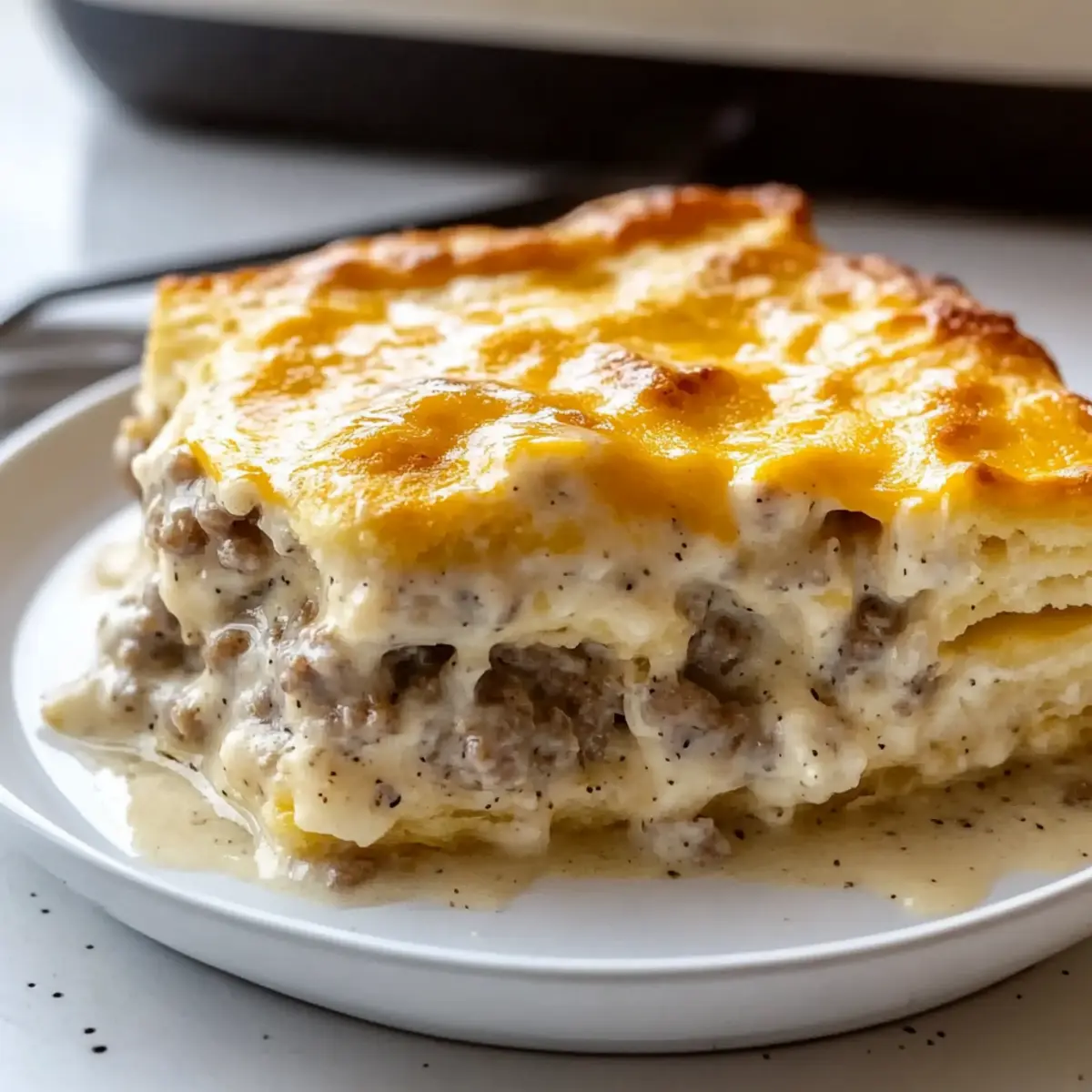 Biscuits and Gravy Casserole