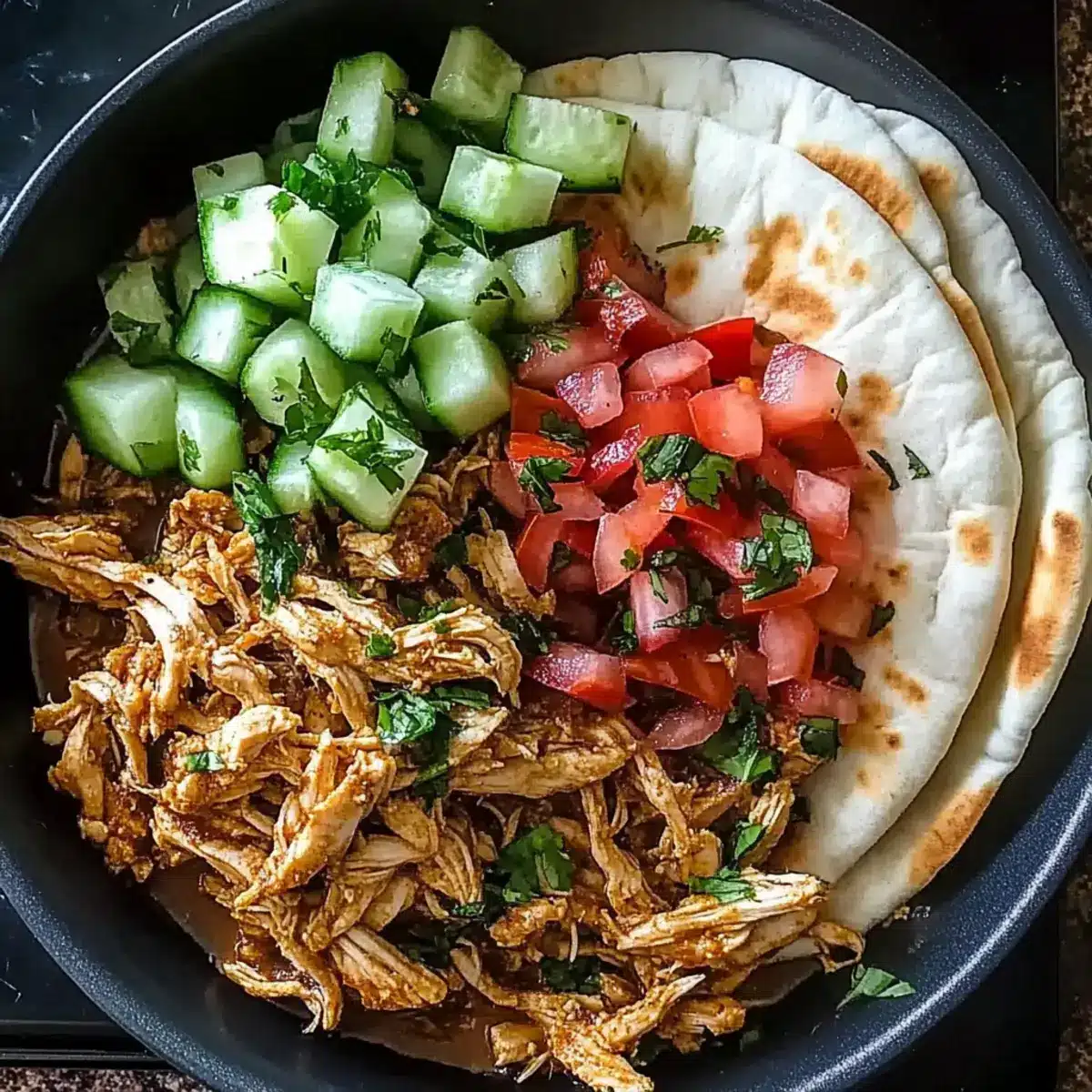 Slow Cooker Chicken Shawarma