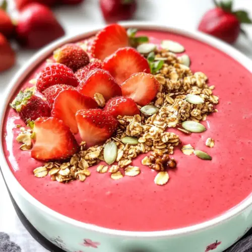 Strawberry Smoothie Bowl