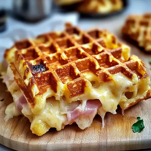 Ham Cheese Chaffles