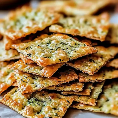 Bake Zucchini Herb Crackers