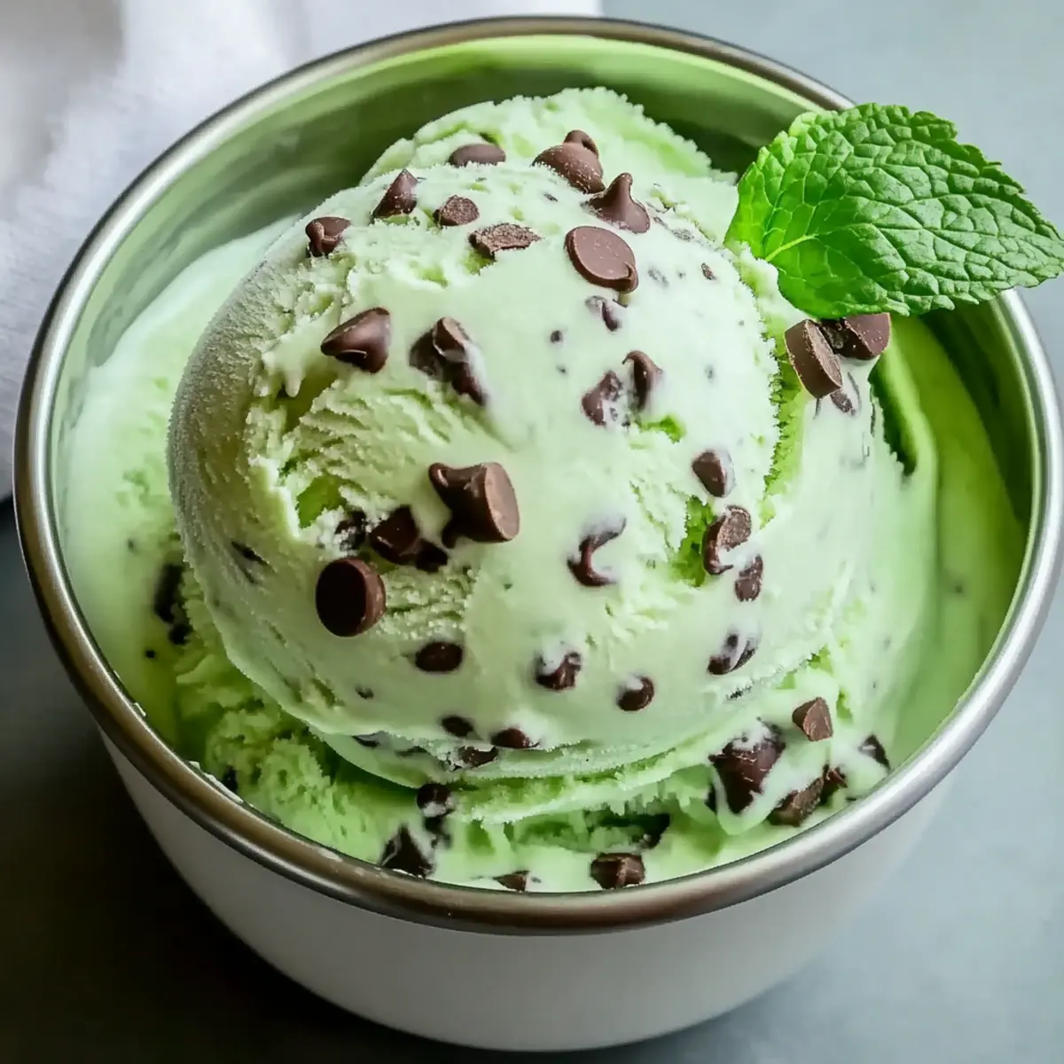 Ninja Creami Mint Chocolate Chip Ice Cream
