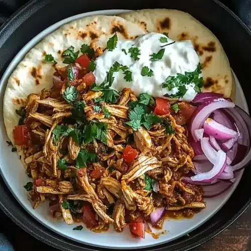 Slow Cooker Chicken Shawarma