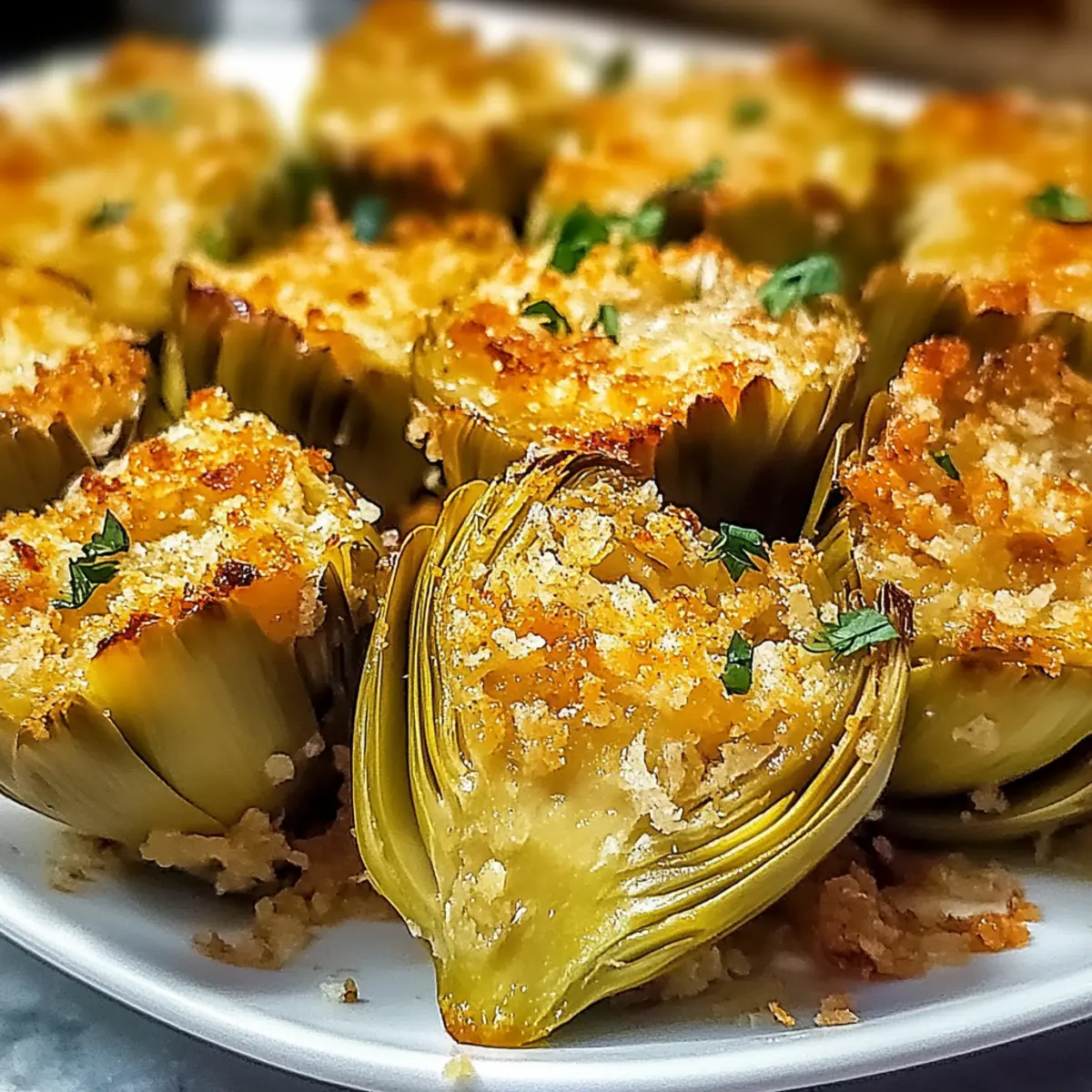 Parmesan Artichoke Hearts
