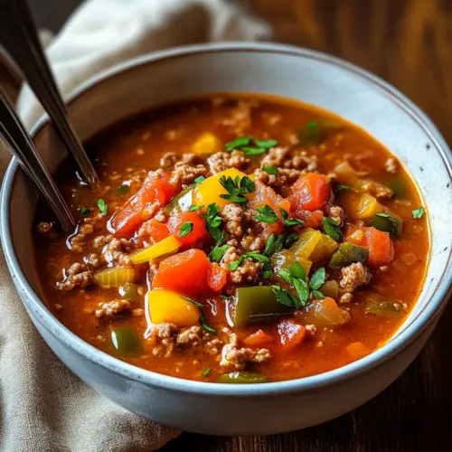 Stuffed Pepper Soup