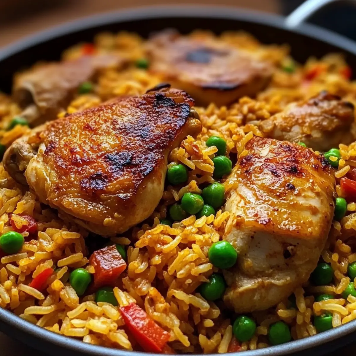 Portuguese chicken and Spicy rice