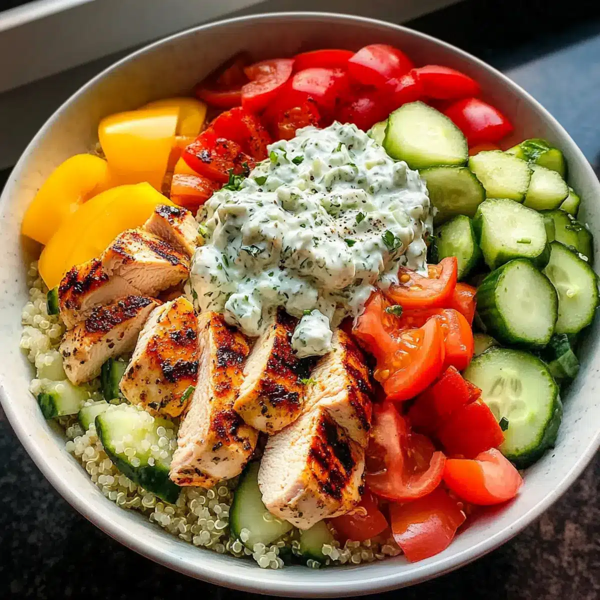 Greek Chicken Bowls