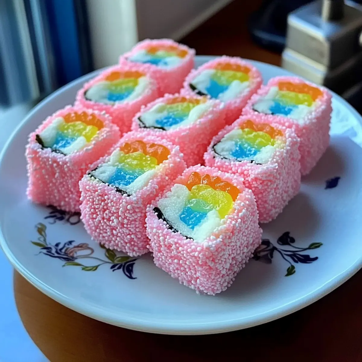 Cotton Candy Sushi