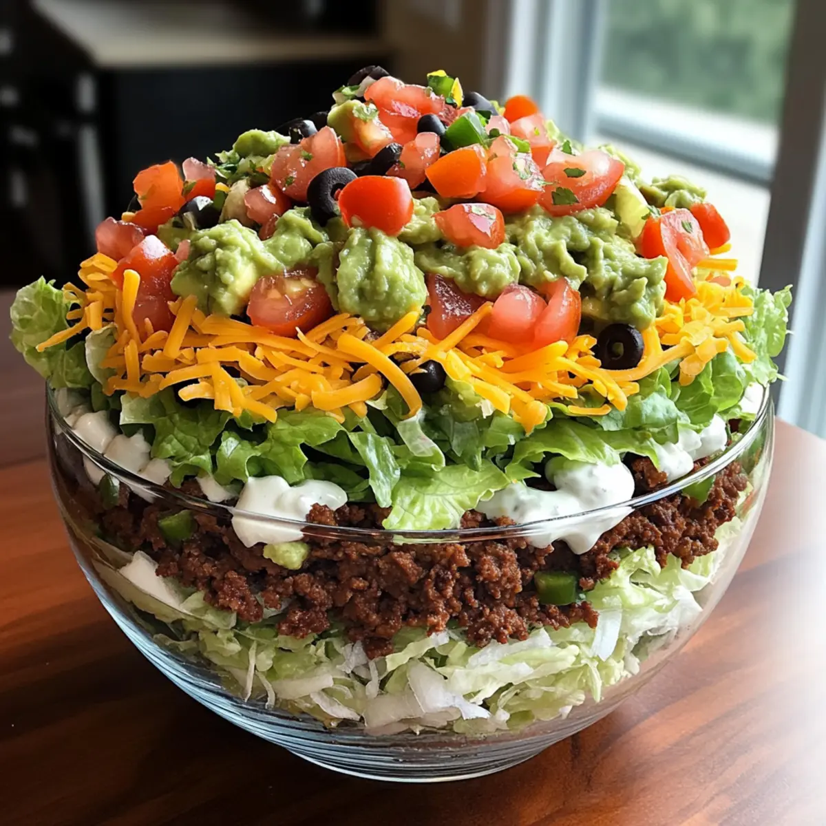 Seven-Layer Taco Salad