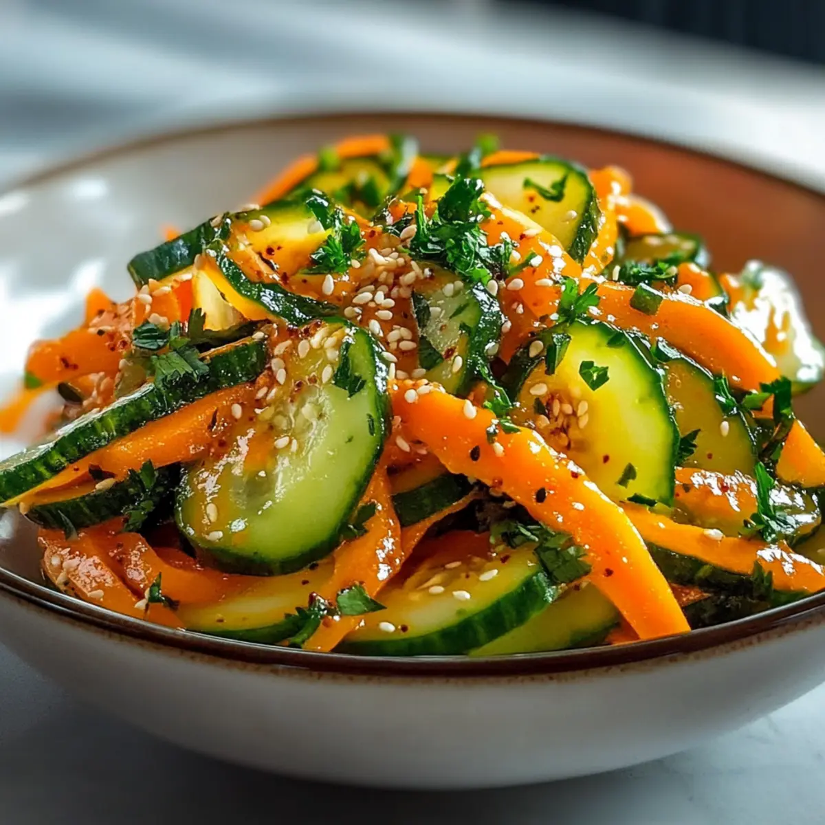 Cucumber Carrot Salad