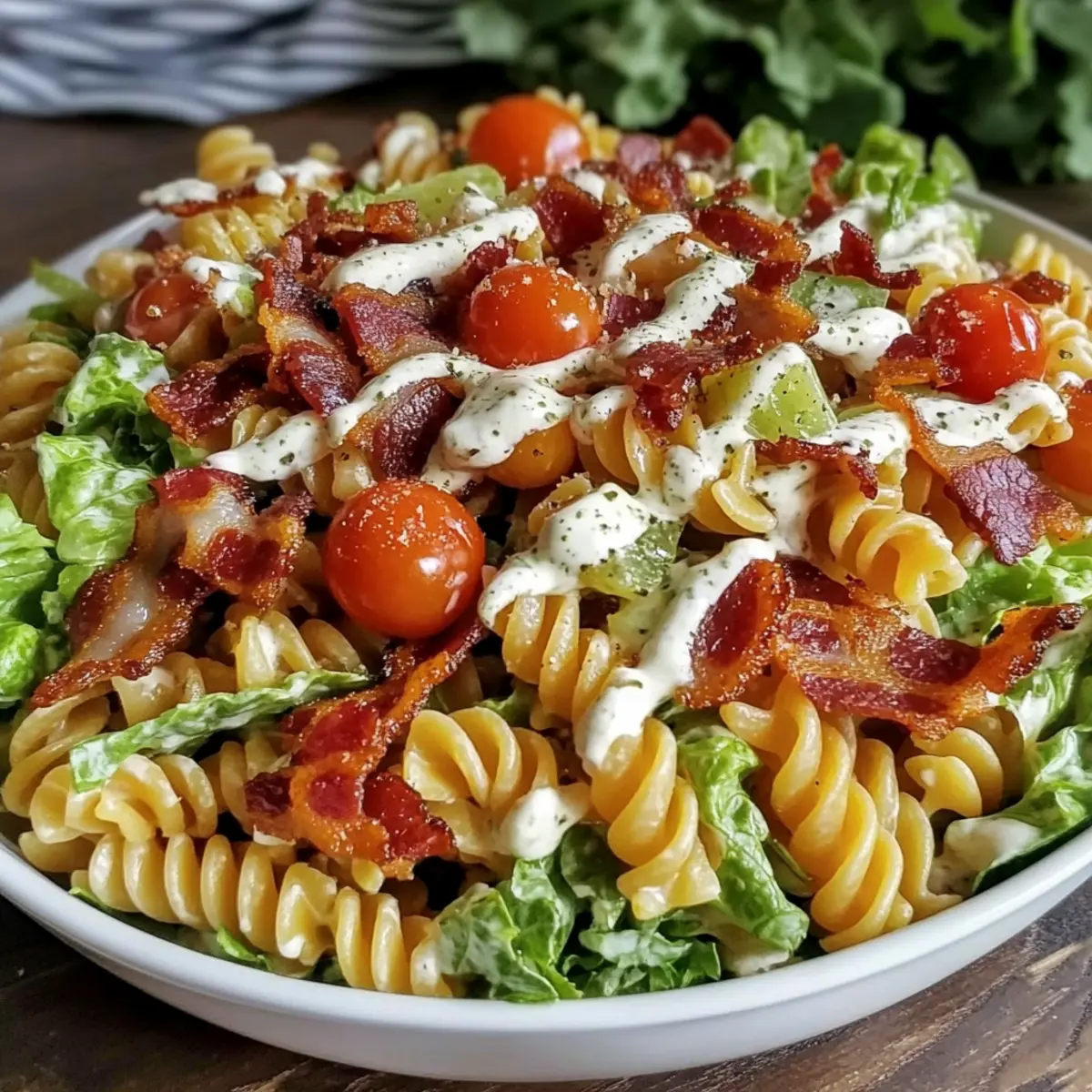 BLT Pasta Salad Recipe