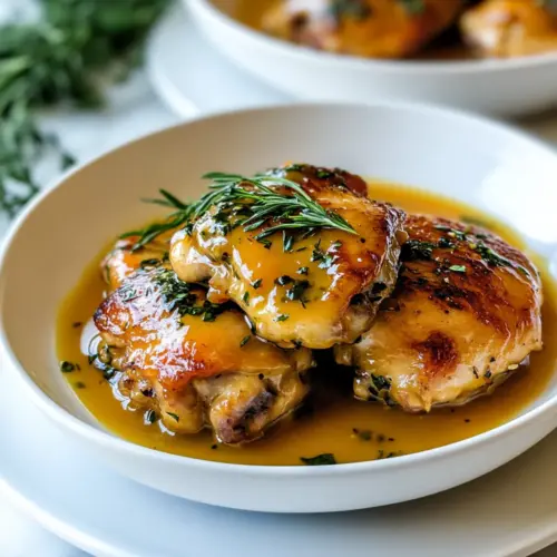 Honey Mustard Chicken Thighs