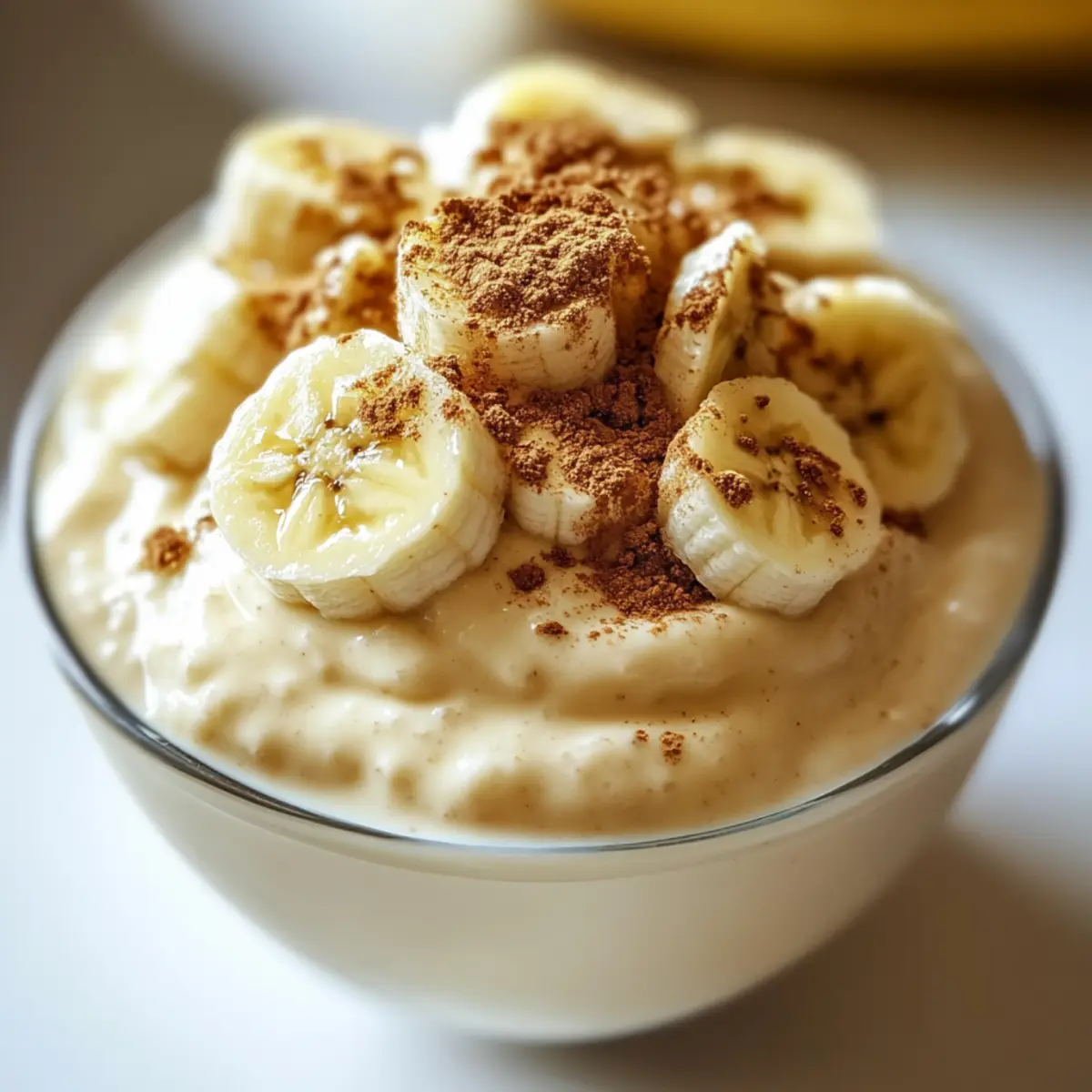 Cottage Cheese Banana Pudding