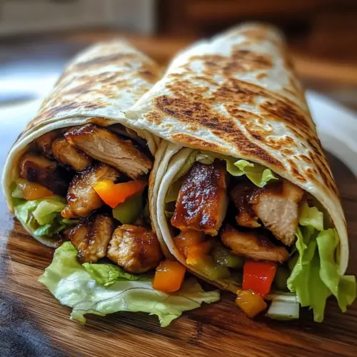 Teriyaki Chicken Wrap Recipe