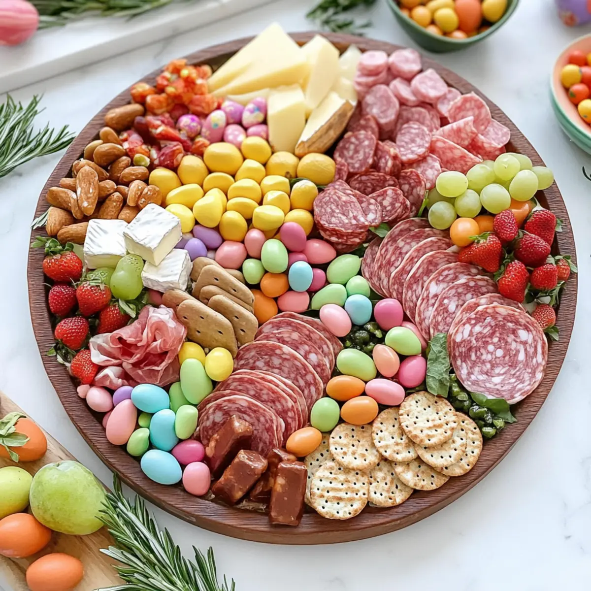 Easter Egg Hunt Charcuterie Board