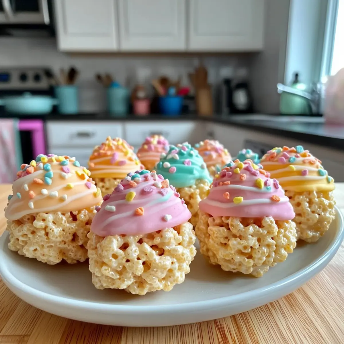 Easter Egg Rice Krispies Treats