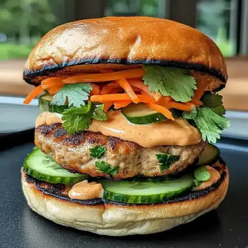 Savory Thai Peanut Turkey Burgers