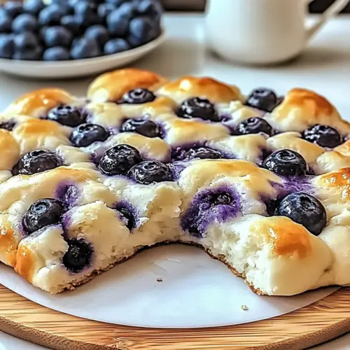Cottage Cheese Blueberry Cloud Bread