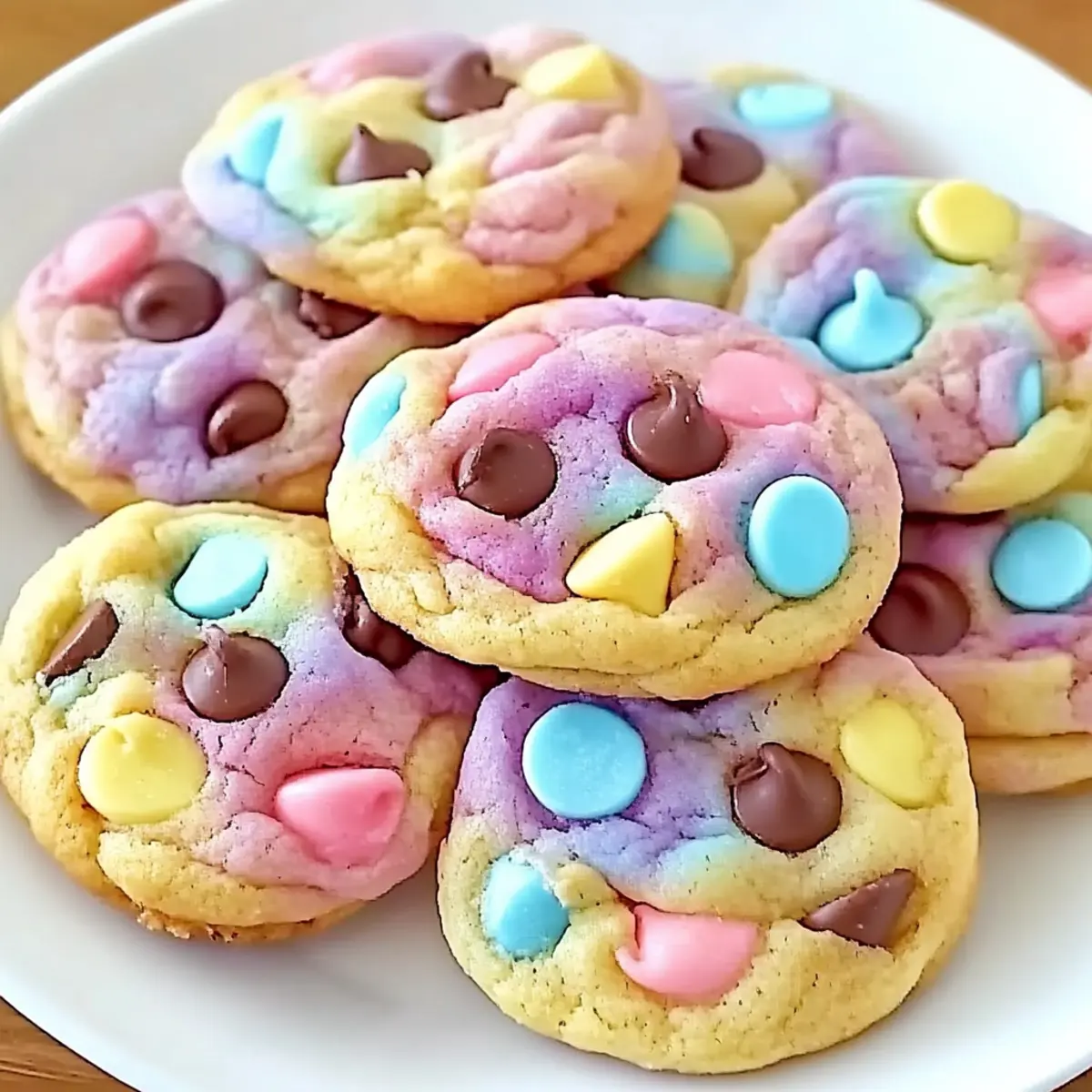Easter Chocolate Chip Cookies