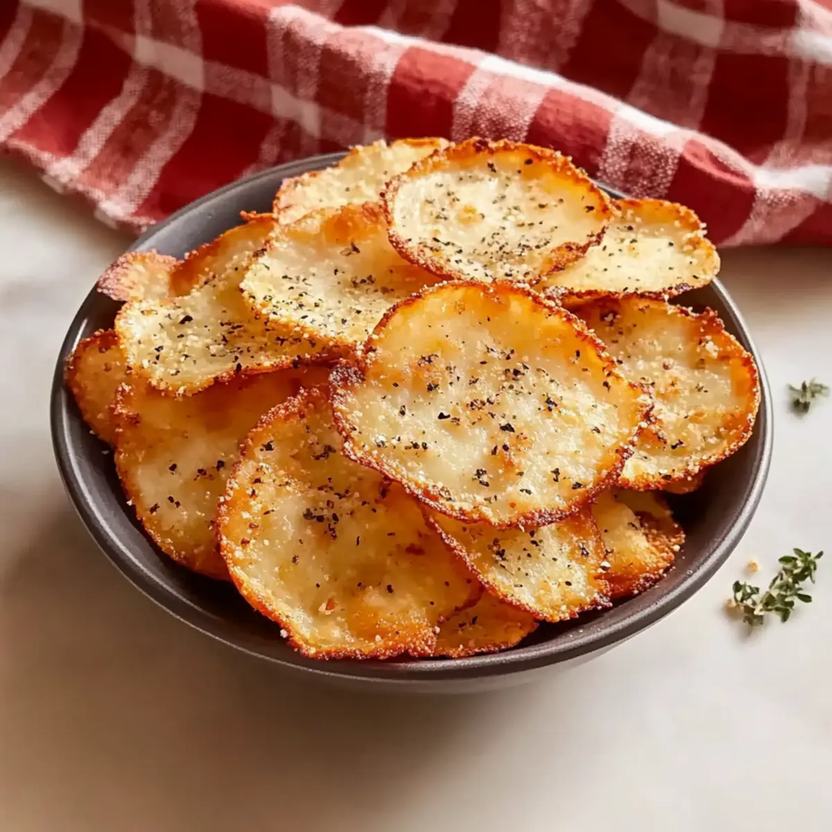 Air Fryer Cottage Cheese Chips