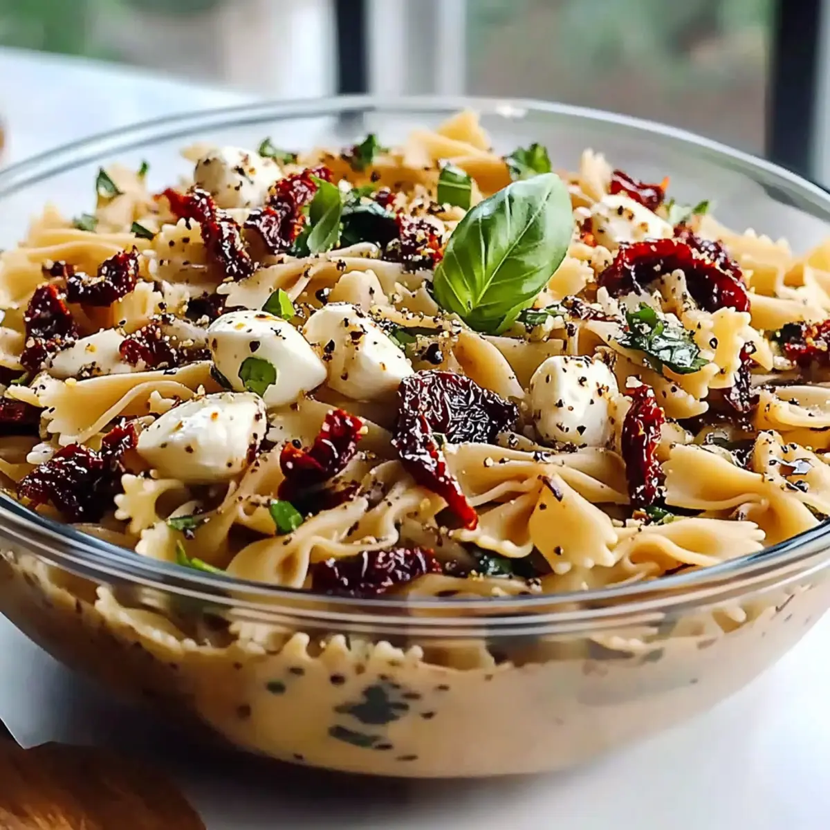 Pasta Salad with Basil and Tomatoes