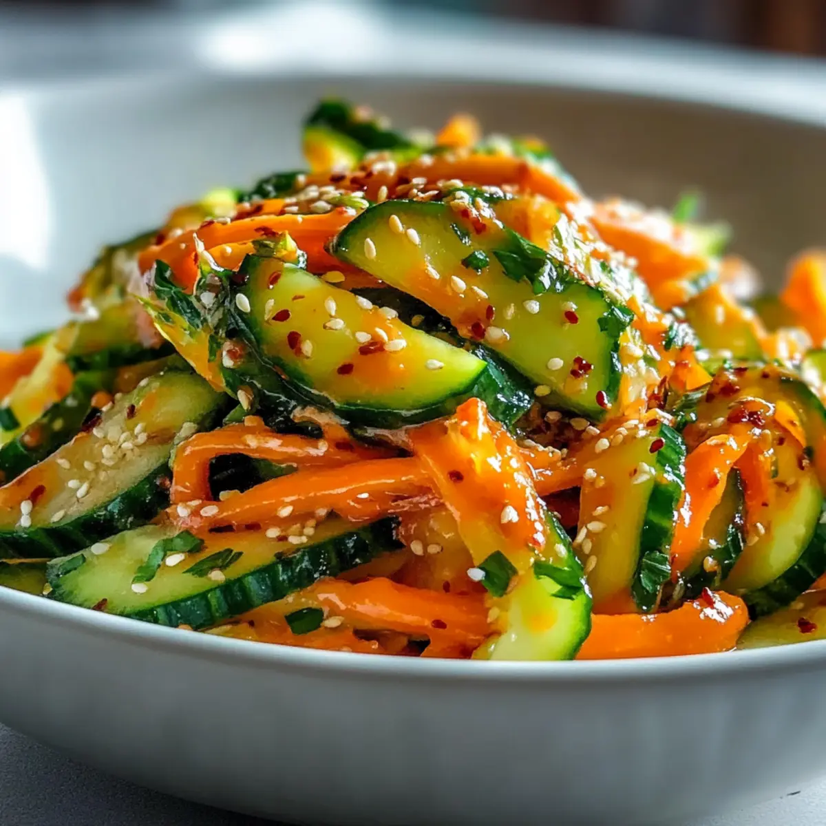 Cucumber Carrot Salad